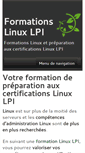 Mobile Screenshot of formation-lpi.com